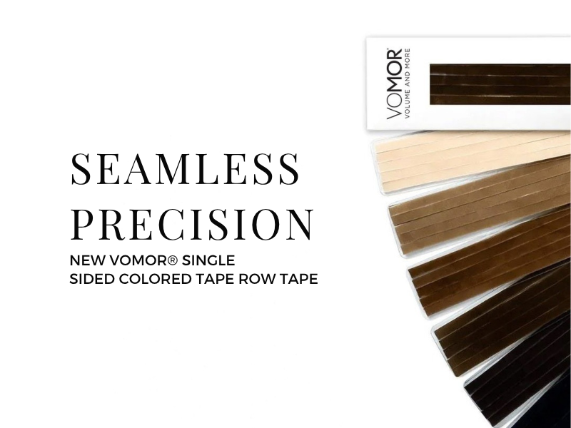 Effortless Blending: Meet VoMor’s New Single-Sided Colored Row Tape