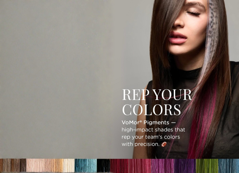 Your Team. Your Colors. Your Hair.